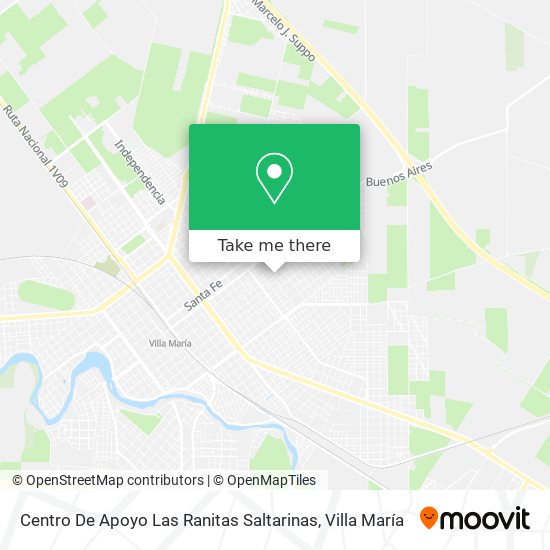 Mapa de Centro De Apoyo Las Ranitas Saltarinas