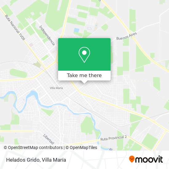Helados Grido map