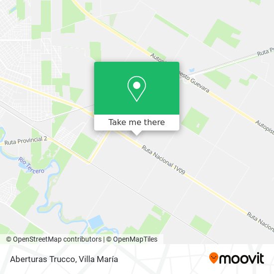 Aberturas Trucco map