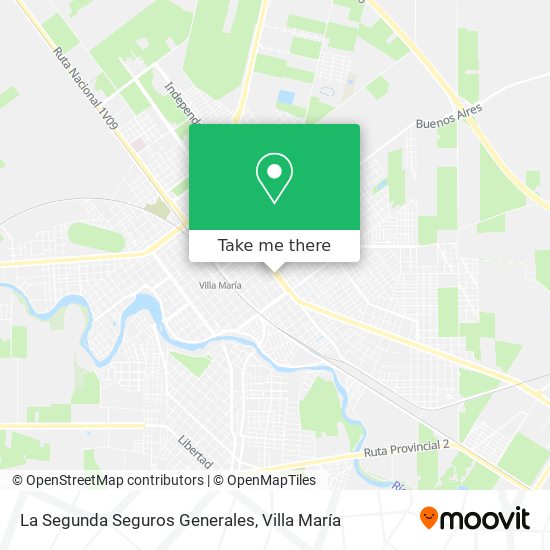 La Segunda Seguros Generales map