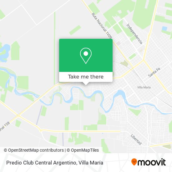 Predio Club Central Argentino map