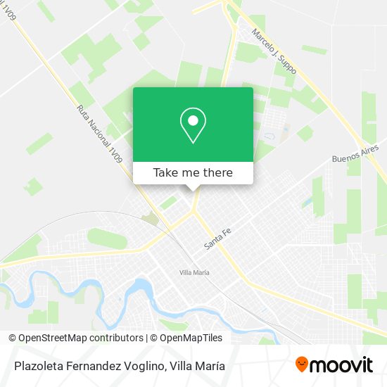 Mapa de Plazoleta Fernandez Voglino