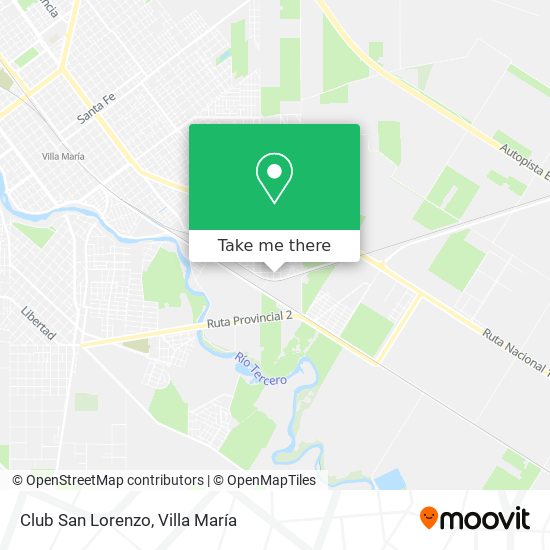Club San Lorenzo map
