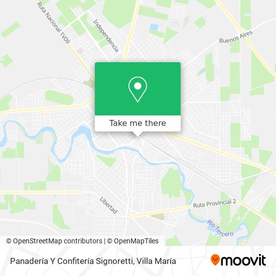 Panadería Y Confitería Signoretti map