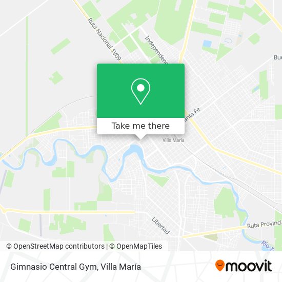 Gimnasio Central Gym map