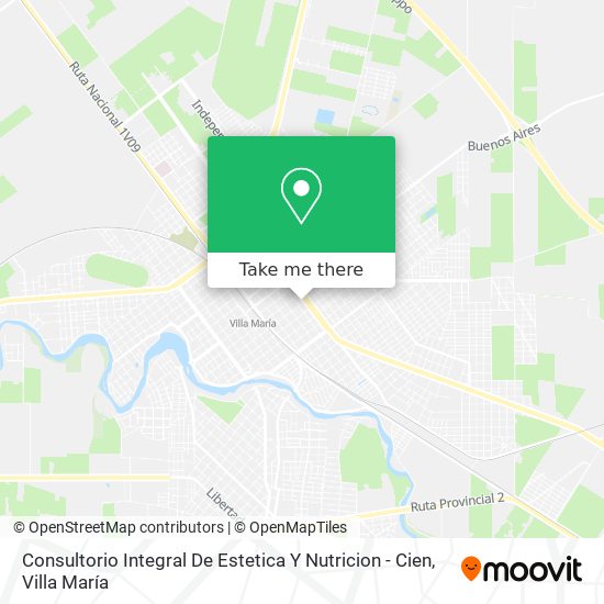 Mapa de Consultorio Integral De Estetica Y Nutricion - Cien