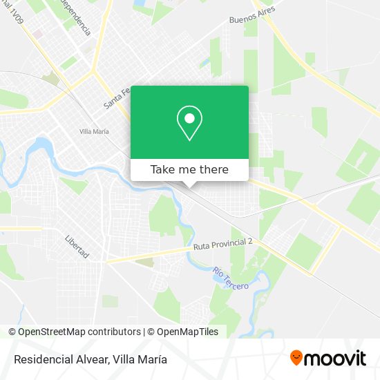 Residencial Alvear map