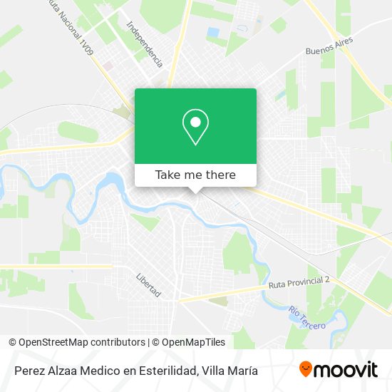 Mapa de Perez Alzaa Medico en Esterilidad