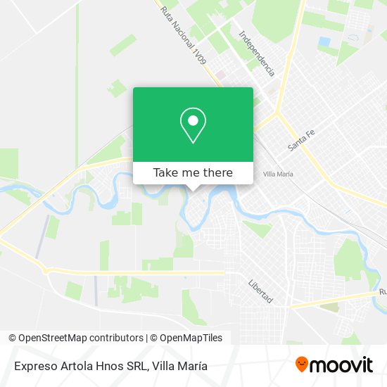 Expreso Artola Hnos SRL map