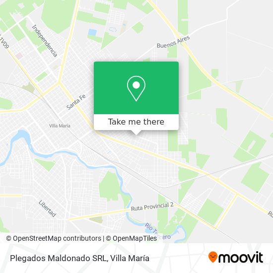 Plegados Maldonado SRL map