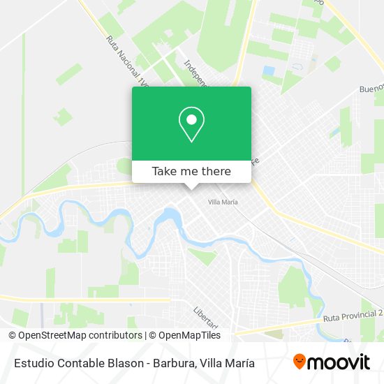 Estudio Contable Blason - Barbura map