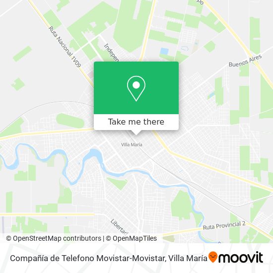 Compañía de Telefono Movistar-Movistar map