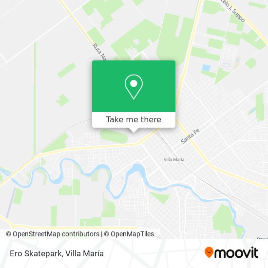 Mapa de Ero Skatepark