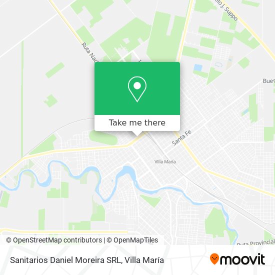 Sanitarios Daniel Moreira SRL map