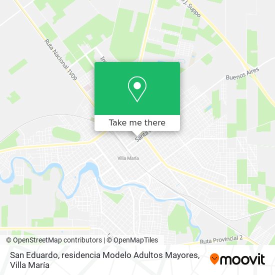 San Eduardo, residencia Modelo Adultos Mayores map