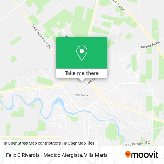 Felix C Rivarola - Medico Alergista map