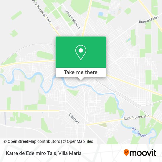Katre de Edelmiro Tais map