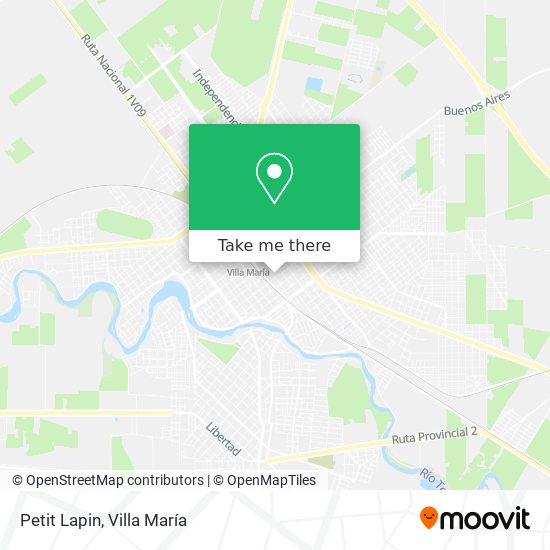 Mapa de Petit Lapin
