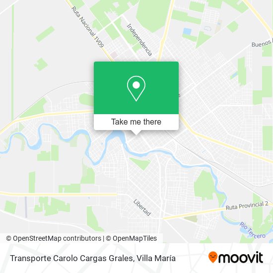 Mapa de Transporte Carolo Cargas Grales
