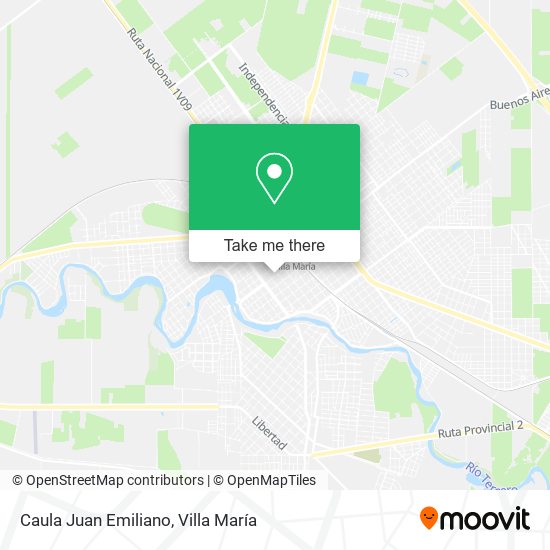 Caula Juan Emiliano map