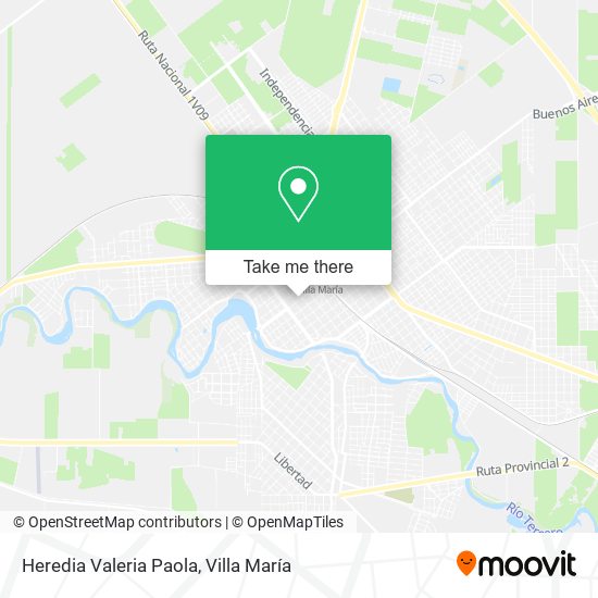 Heredia Valeria Paola map