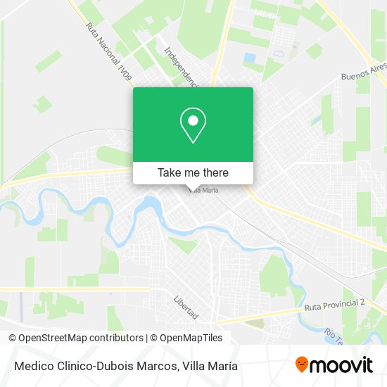 Medico Clinico-Dubois Marcos map