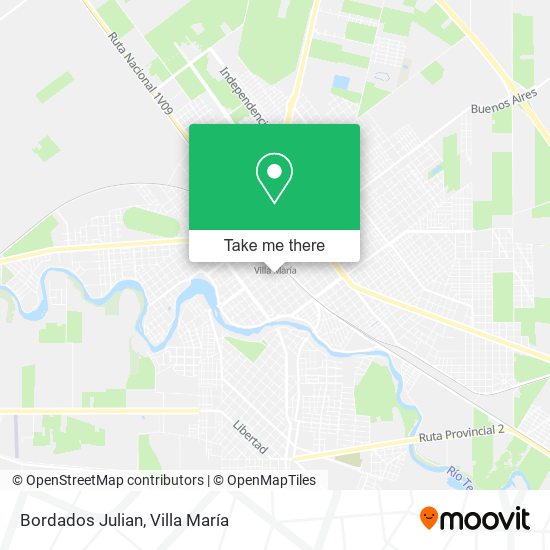 Bordados Julian map
