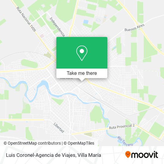 Luis Coronel-Agencia de Viajes map
