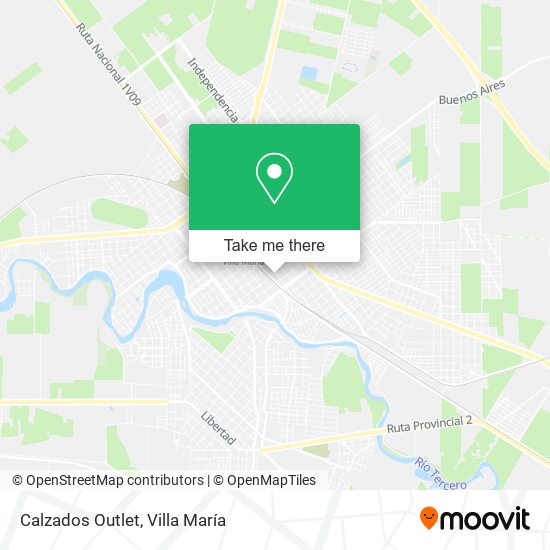 Calzados Outlet map