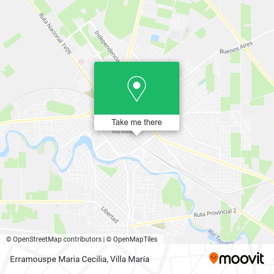 Erramouspe Maria Cecilia map