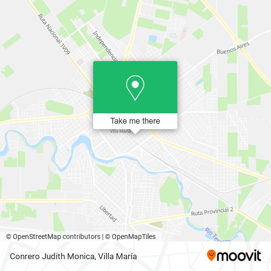 Conrero Judith Monica map