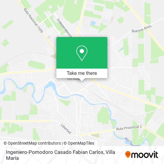 Mapa de Ingeniero-Pomodoro Casado Fabian Carlos