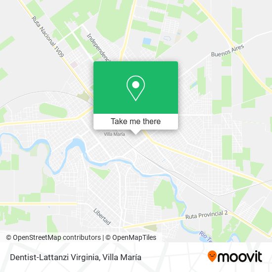 Dentist-Lattanzi Virginia map