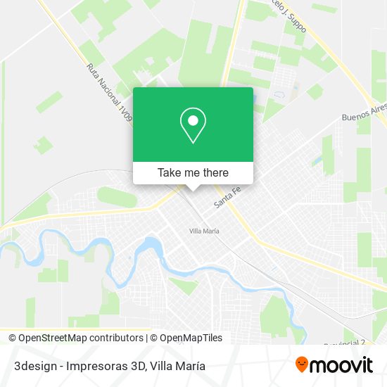 Mapa de 3design - Impresoras 3D