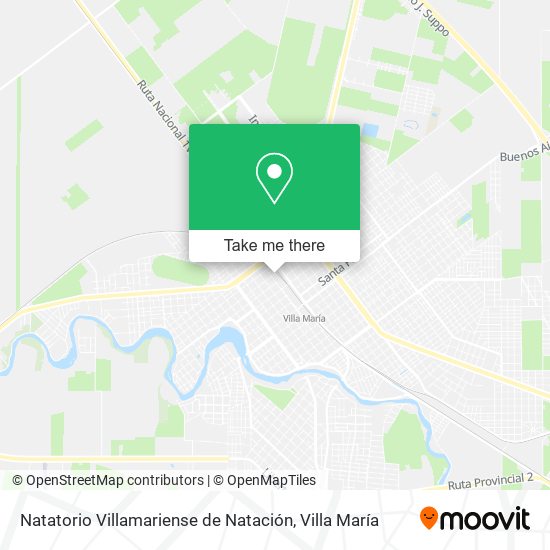 Natatorio Villamariense de Natación map