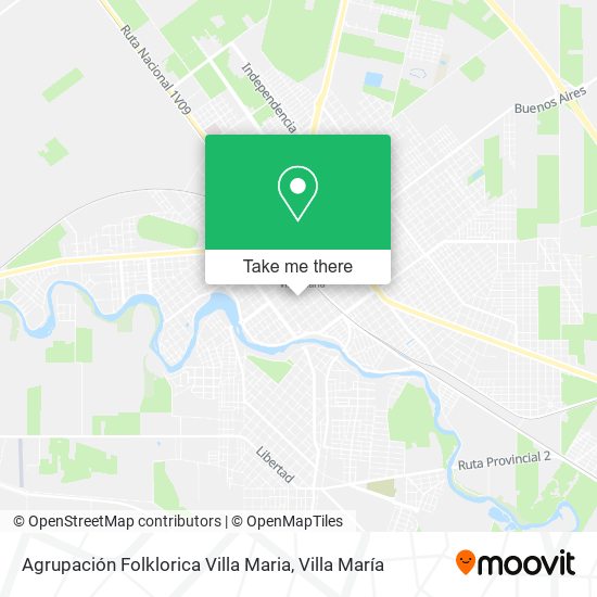 Agrupación Folklorica Villa Maria map