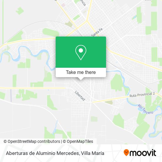 Aberturas de Aluminio Mercedes map