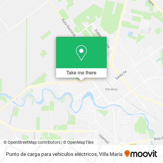 Mapa de Punto de carga para vehículos eléctricos