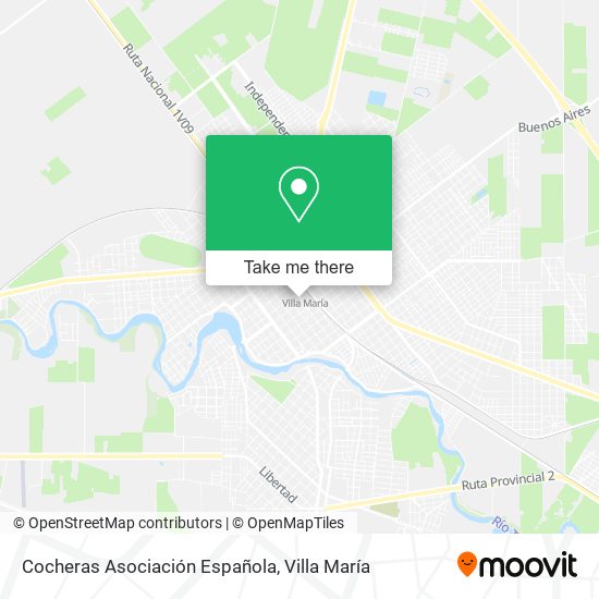 Mapa de Cocheras Asociación Española