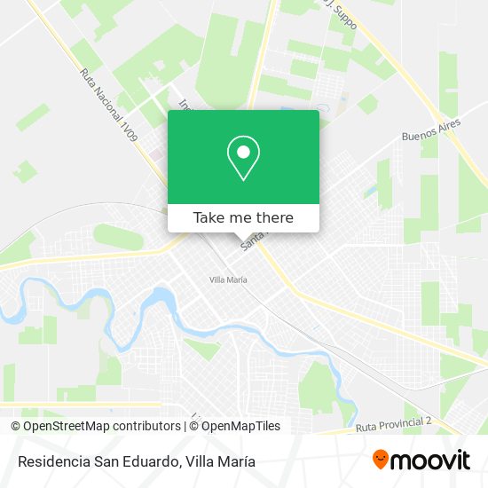 Residencia San Eduardo map