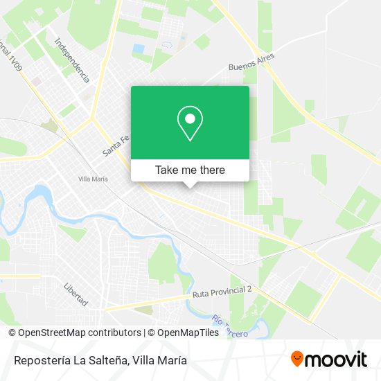 Repostería La Salteña map