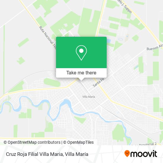 Cruz Roja Filial Villa Maria map