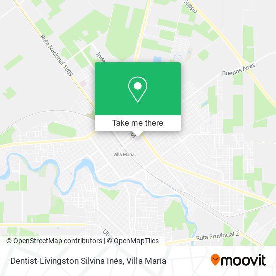 Dentist-Livingston Silvina Inés map