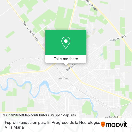 Fupron Fundación para El Progreso de la Neurología map