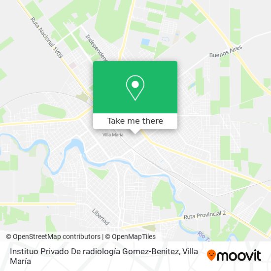 Instituo Privado De radiología Gomez-Benitez map
