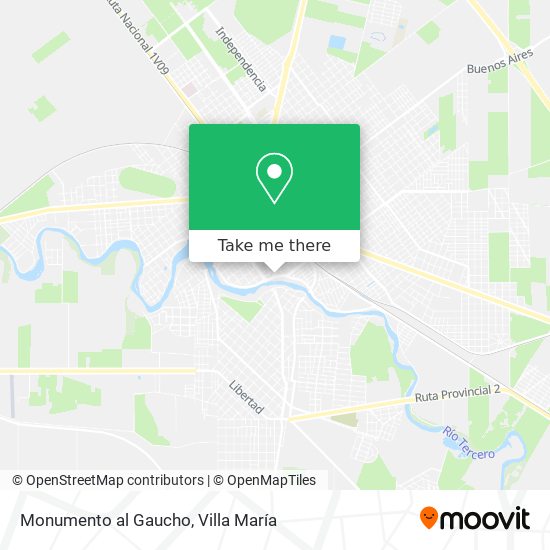 Mapa de Monumento al Gaucho