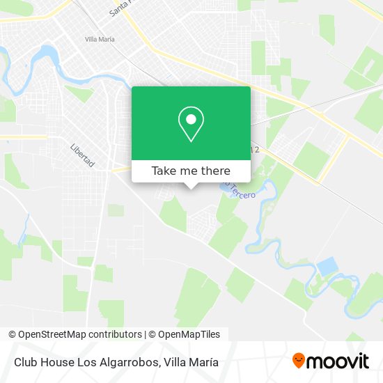 Club House Los Algarrobos map