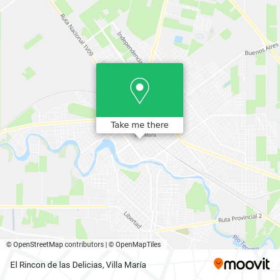 El Rincon de las Delicias map