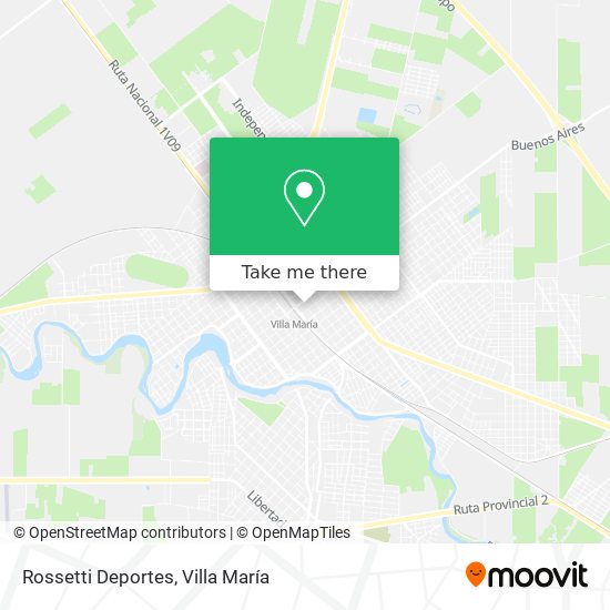 Mapa de Rossetti Deportes