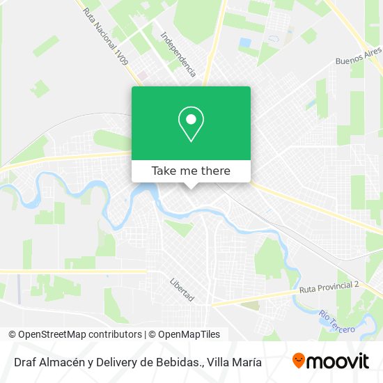 Draf Almacén y Delivery de Bebidas. map